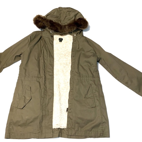 J. Crew Jackets & Blazers - Vintage J.Crew Utility Jacket Removable Sherpa Lining